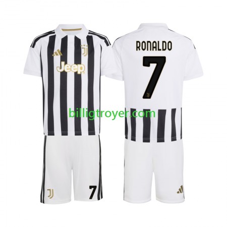 Billige Fotballdrakter Juventus Cristiano Ronaldo 7 Barn Hjemmedraktsett 2026/27 Kortermet